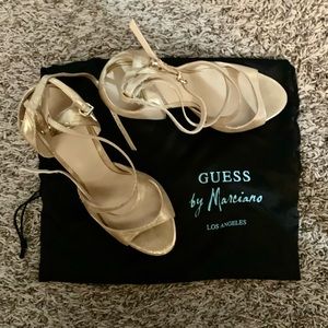 Gold heel’s Guess by Marciano size 7